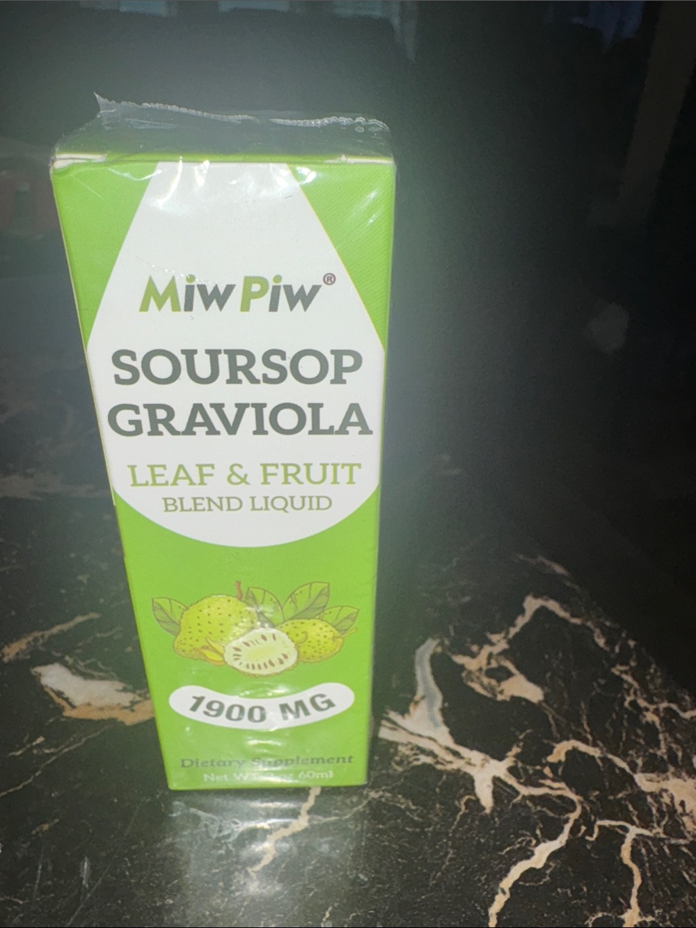 Soursop (Graviola) Leaf & Fruit Blend Liquid - Green